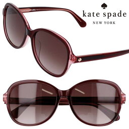 ケイト・スペード ニューヨーク サングラス レディース kate spade new york ケイトスペード TAMERA/F/S C9A3X クリアワインレッド ブラウン レディース 女性用 可愛い お洒落 10代 20代 30代 40代 入学祝い 卒業祝い プレゼント 贈り物 小物 紫外線カット UVカット 黄砂 日焼け対策 スペードマーク 送料無料