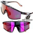 new balance スポーツサングラス NB08100 C03 クリアダークグレー NB ニューバランス サングラス ミラーレンズ カラーレンズ 度付き不可...
