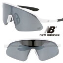 new balance サングラス 偏光 NB08111 C02P マットホワイト グレー ミラーレンズ NB ニューバランス スポーツサングラス 偏光サングラ...