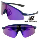 new balance サングラス NB08111 C03 マットネイビー パープル ミラーレンズ NB ニューバランス スポーツサングラス 度付き不可 UV対...