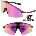 new balance サングラス 偏光 NB08111 C04P マットパープル ピンク ミラーレンズ NB ニューバランス スポーツサングラス 偏光サングラ...
