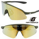 new balance サングラス 偏光 NB08111 C05P カーキ ゴールド ミラーレンズ NB ニューバランス スポーツサングラス 偏光サングラス 度...