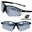 new balance サングラス 偏光 NB08113 C01P マットブラック ダークグレー ミラーレンズ NB ニューバランス スポーツサングラス 偏光サ...