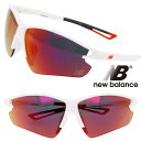 new balance サングラス 偏光 NB08113 C02P ホワイト レッド ミラーレンズ NB ニューバランス スポーツサングラス 偏光サングラス 度...