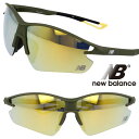 new balance サングラス 偏光 NB08113 C04P カーキ ゴールド ミラーレンズ NB ニューバランス スポーツサングラス 偏光サングラス 度...