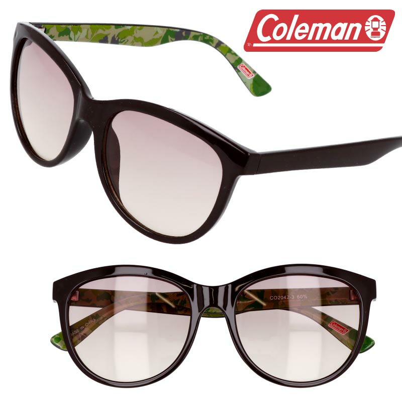 コールマン サングラス co 2042-3 ブラウン スポーツサングラス ゴルフ バイク 釣り ゴルフコンペ 記念品 coleman 度付き不可 UVカット メンズ レディース 男女兼用 coleman サングラス プレゼント 贈り物 旅行 お出かけ アウトドア リゾート 紫外線対策