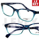 メガネ JFREY ジェイエフレイ JF1304 col 2520 53□18 クリアブルー クリアグリーン ハンドメイド おしゃれ 眼鏡 メガネフレーム 眼鏡...