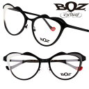 BOZ ボズ メガネ NINETTE Col 0010 52□17 ブラック ホワイト made in france フランス製 ハンドメイド 眼鏡 メガネ 眼...