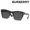 バーバリー サングラス BURBERRY BE4348F 394987 54 Cooper ブラック ダークグレー UVカット 紫外線カット 紫外線対策 アジアンフィット burberry ブランドサングラス メンズ 男性用 送料無料