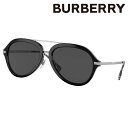 バーバリー サングラス BURBERRY BE4377 300187 58 Jude ブラック 黒 シルバー ダークグレー burberry UVカット 紫外線カット 紫外線対策 ブランドサングラス メンズ 男性用 送料無料