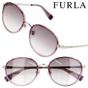 FURLA フルラ サングラス SFU750J 02A8 クリアパープル シルバー グラデーション レディース 女性用 UVカット 紫外線カット 紫外線対策 ブ...