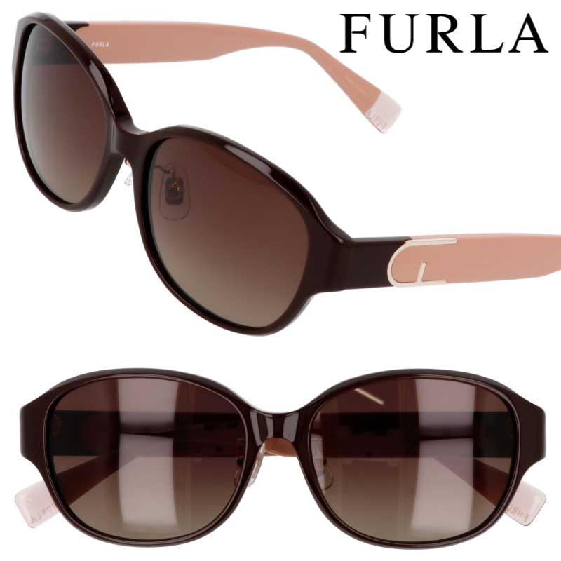 偏光サングラス レディース フルラ SFU849J 6XKP ブラウン ピンクベージュ FULRA 偏光レンズ 女性用 UVカット 紫外線カット 紫外線対策 偏光 ブランド ロゴ かわいい おしゃれ ドライブ 運転 旅行 プレゼント 贈り物 上品 エレガント ご褒美 正規品 度付き 可能 送料無料のサムネイル