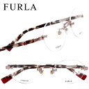 FURLA フルラ 正規品 vfu798j-08r5 縁なし 眼鏡 メガネ メガネフレーム おしゃれ 可愛い かわいい 上品 チタン レディース 女性用 ギフト...