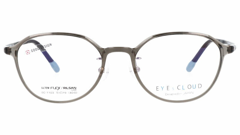EYEs CLOUD アイクラウド 眼鏡 メンズ 正規品 取扱説明書付 ec-1103-5 カーキ ボストンフレーム メガネ グッドデザイン賞 驚異的 軽量 軽い ビジネス こだわり眼鏡 ケース付 メガネ拭き付 シンプル しなやか 特殊素材 ULTEM ウルテム 送料無料 豊富なラインナップ 6色展開