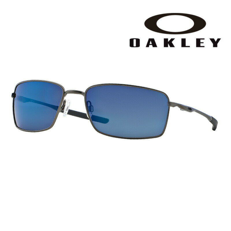 サングラス オークリー OAKLEY oo 4075 02 60 SQUARE WIRE グレー UVカット 紫外線カット C-5alloy シーファイブアロイ 海 山 スポーツ 観戦 アウトドア グランピング ドライブ 運転 送料無料