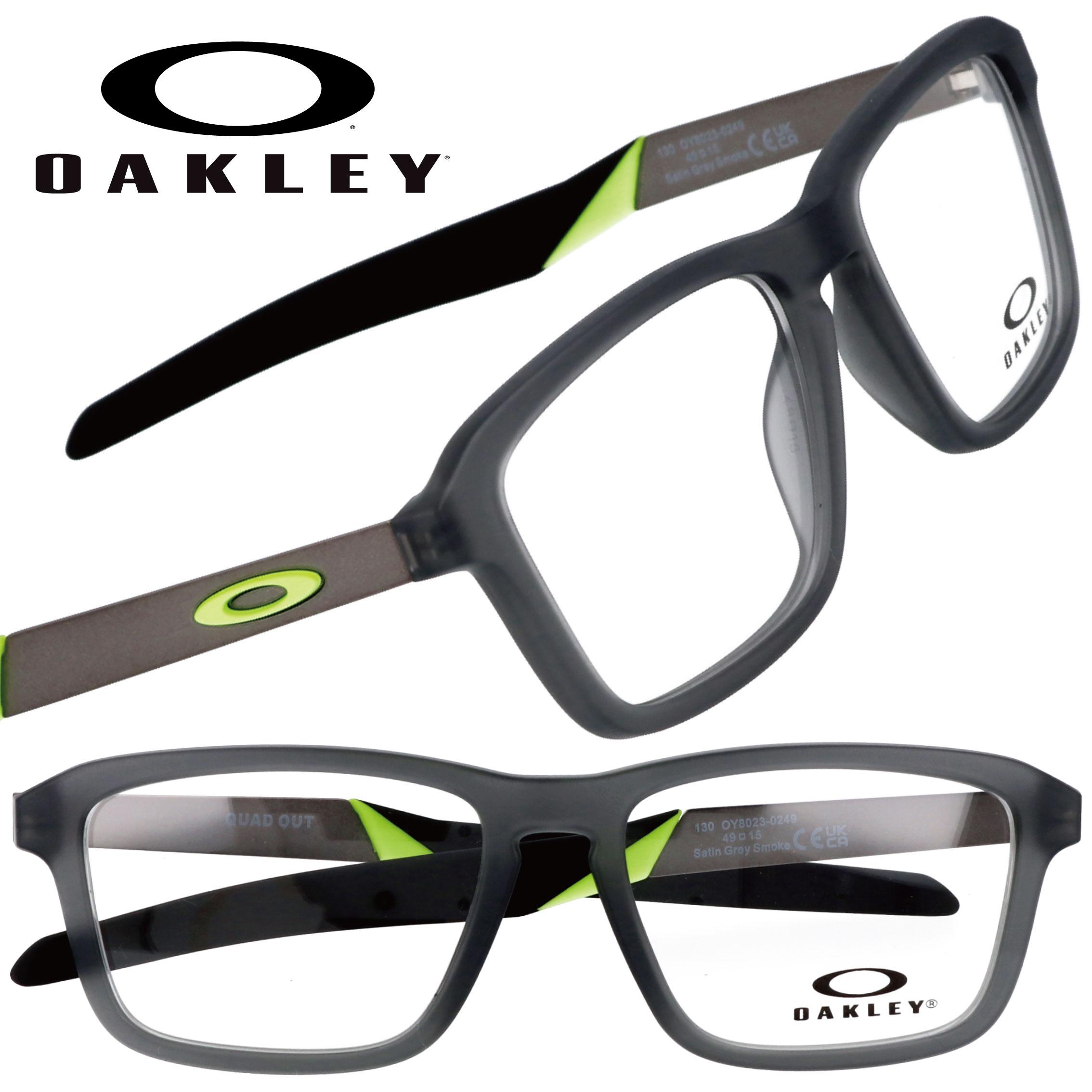 メガネ オークリー OAKLEY ox OY8023 0249 QUADOUT クラッドアウト グレ
