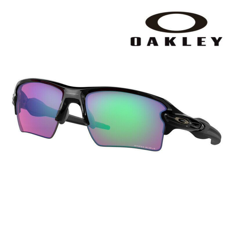 サングラス オークリー OAKLEY oo 9188 05 FLAK 2.0 XL ブラック グリーン パープル サングラス UVカット 紫外線カット O-Ma...