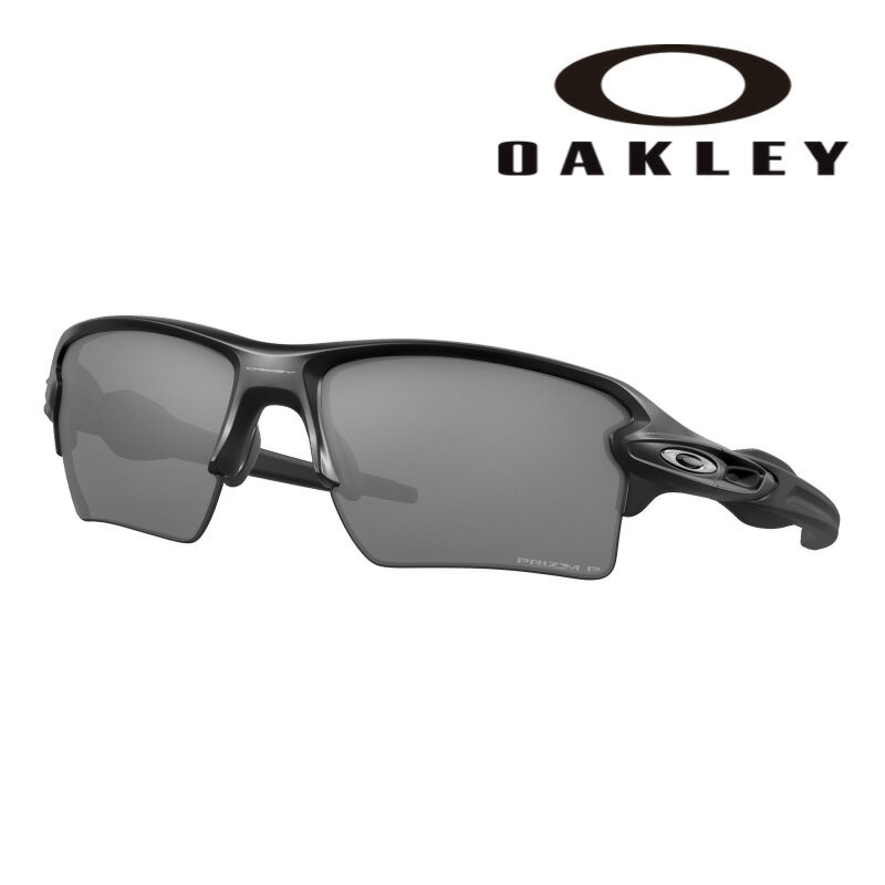 サングラス オークリー OAKLEY oo 9188 96 FLAK 2.0 XL ブラック 軽量 サングラス UVカット 紫外線カット 偏光レンズ O-Mat...