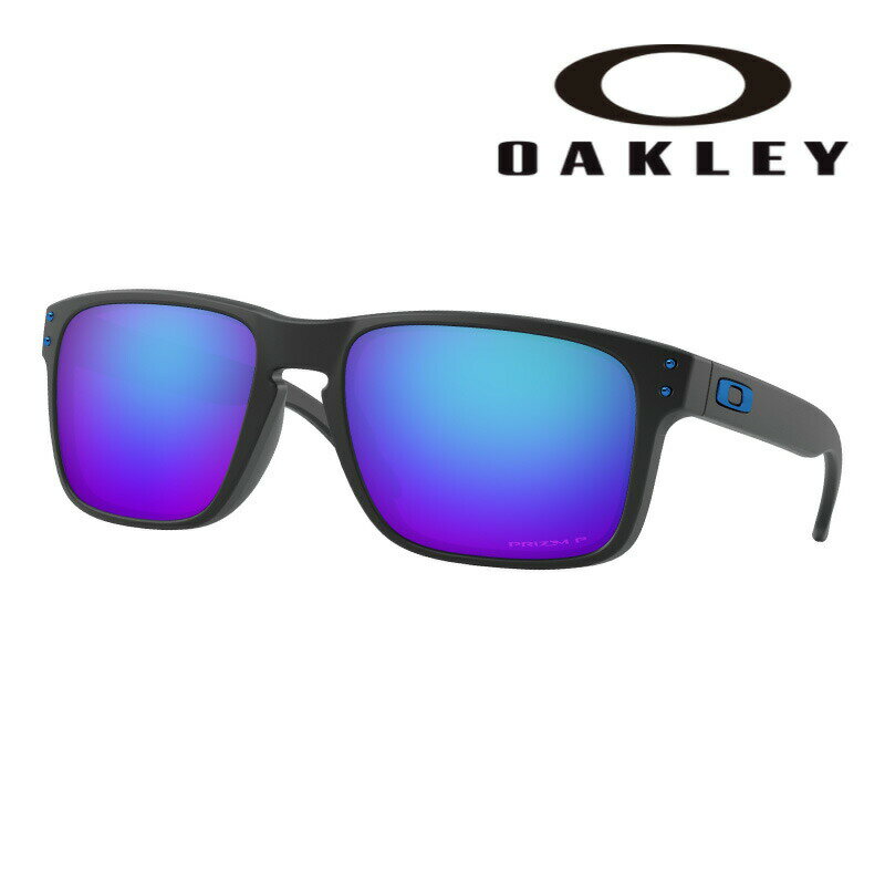 サングラス オークリー OAKLEY oo 9244 48 HOLBRK マットブラック ブルー サングラス UVカット 紫外線カット 偏光レンズ O-Matt...
