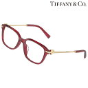 メガネ ティファニー レディース 0TF2253D 8419 54サイズ クリアバーガンディー ゴールド ティファニーT TIFFANY&Co. 眼鏡 度付き ...