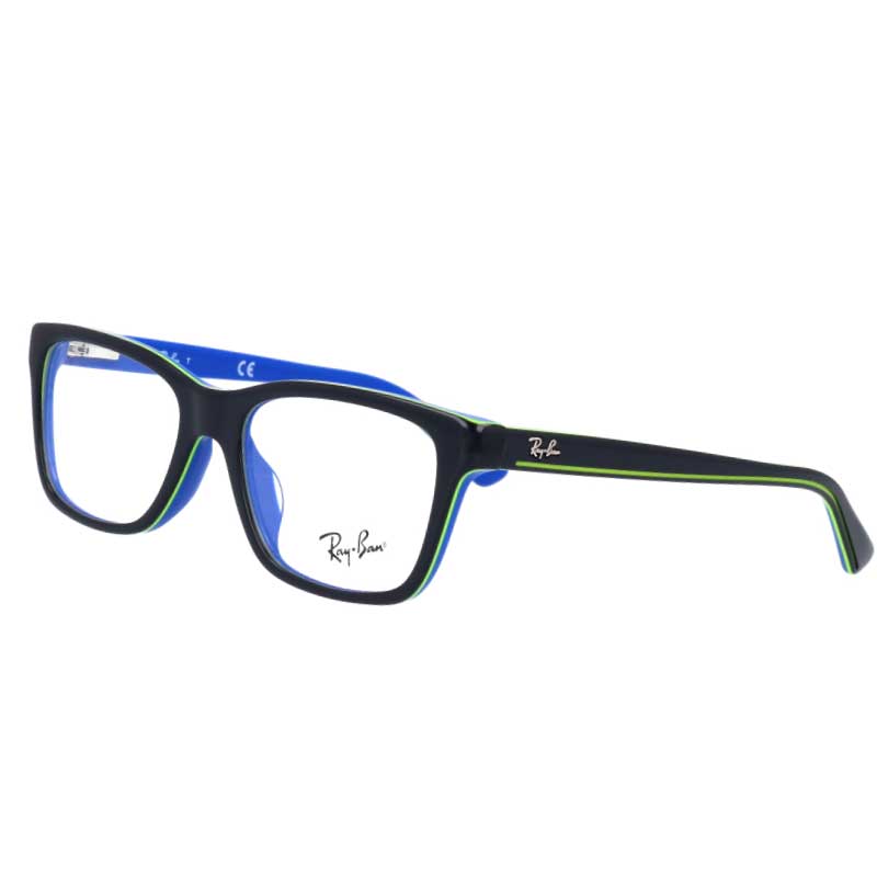 レイバン メガネ ブルーライトカット 度付き 対応品 ジュニア RB1536F 3600 ブラック 48□16 子供用めがね 正規品 国内正規 Ray-Ban 眼鏡 フレーム ジュニア こども キッズ ロゴ 男性用 女性用 メンズ レディース