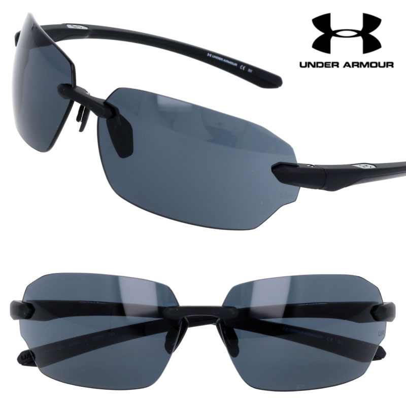 アンダーアーマー サングラス メンズ サングラス アンダーアーマー UNDER ARMOUR uafire2g-003ka マットブラック 黒 ダークグレー スポーツブランド サングラス UVカット 紫外線カット 紫外線対策 男性用 ギフト メンズサングラス 高級サングラス 釣り ドライブ ゴルフ 男性用 女性用 メンズ レディース