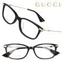 GUCCI グッチ 眼鏡 gg0112oa 001 ブラック ゴールド 黒 金 メガネ おしゃれ ブランド ハイブランド モデル愛用 エレガント ゴージャス ラ...