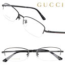 GUCCI グッチ 眼鏡 gg1060oj-003 ガンメタル メガネ チタン ハーフリム おしゃれ ブランド ハイブランド モデル愛用 エレガント ゴージャス...