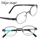 TOKYO SNAP トウキョウスナップ メガネ 眼鏡 メンズ レディース 正規品 ts-6008 2 サテングレー チタン フレーム TITANIUM チタニ...