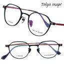TOKYO SNAP トウキョウスナップ トーキョースナップ メガネ レディース メンズ 正規品 TSP-8002 col.2 サテン ブラック 48サイズ m...