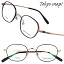 TOKYO SNAP トウキョウスナップ TSP1083 01 ブラック 黒 ピンクゴールド 眼鏡 メガネ メガネフレーム チタン レディース 女性 メンズ 男...