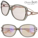 サングラス レディース 鼻に跡がつか ない Choco Sun FG24504 GR クリアライトグレー ちょこサン ちょこサンライト シャルマン charmant 女性用 化粧崩れ防止 紫外線カット UVカット ブルーライトカット おしゃれ 鼻パッドなし 軽い 軽量 度付き 可 度なし 送料無料