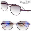 サングラス レディース 鼻に跡がつか ない Choco Sun FG24505 VO バイオレット ちょこサン ちょこサンライト シャルマン charmant 女性用 化粧崩れ防止 紫外線カット UVカット ブルーライトカット おしゃれ 鼻パッドなし 特許取得 軽い 軽量 度付き 可 度なし 送料無料(4)