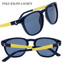 POLO RALPH LAUREN ポロ ラルフローレン ph4182u5470 サングラス ネイビー イエロー 紺 黄色 おしゃれ お洒落 ロゴ ワンポイント 有名ブランド 女性 男性 レディース メンズ 男女兼用 ユニセックス 送料無料 定番 人気ケース付き おすすめ イメチェン UVカット 紫外線対策