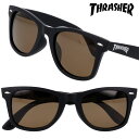 THRASHER thrasher スラッシャー 1027-bk-brp サングラス ブラック ブラウン 偏光レンズ くもり止めレンズ Anti-fog Pol...