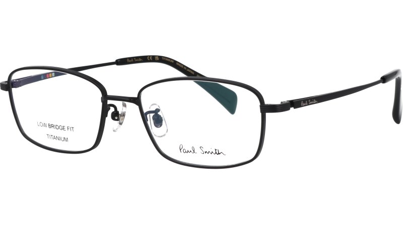 ポールスミス メガネ PaulSmith PS25108TLB 002 MERVYN マットブラック 黒 黒縁 メンズ 男性 度付き 可 度なし 正規品 眼鏡 眼鏡フレーム メガネフレーム プレゼント おしゃれ シンプル ビジネス 日本製 made in Japan チタン 軽量 スクエア paul smith 送料無料