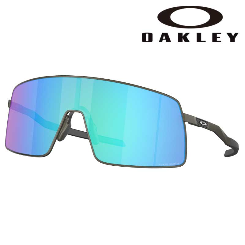 サングラス オークリー OAKLEY oo 6013 04 SUTRO TI グレー ブルー スポーツ 紫外線カット PRIZM プリズムレンズ 超軽量 チタン 男性用 スポーツ 観戦 アウトドア グランピング サイクリング レジャー 屋外 メンズ レディース 送料無料