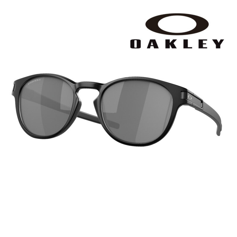 サングラス オークリー OAKLEY oo 9265 27 53 LATCH マットブラック 黒 紫外線カット 軽量 O-Matter オーマター PRIZM ...