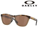 サングラス オークリー OAKLEY oo 9284a 07 55 Frogskins range a フロッグスキン クリアブラウン べっ甲柄 スポーツサングラス UVカット 紫外線カット ミラーレンズ PRIZM プリズムレンズ スポーツ スポーツ観戦 アウトドア メンズ レディース 送料無料