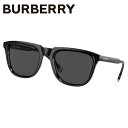 バーバリー サングラス BURBERRY BE4381U 300187 54 George ブラック ダークグレー UVカット 紫外線カット 紫外線対策 burberry ブランドサングラス メンズ 男性用 送料無料