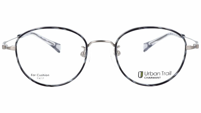 メガネ アーバントレイル シャルマン ut24802-gr グレー マットシルバー チタン チタニウム 軽量 丈夫 軽い 小さめ Sサイズ 小顔 日本製 ナチュラル 鯖江アウトドア おすすめ Urban Trail CHARMANT ブルーライトカット 度付き 度なし 伊達 対応 品 送料無料