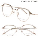 ラグナムーン メガネ レディース LM-1060 3 47サイズ グレークリア ライトゴールド LAGUNAMOON 眼鏡 メガネフレーム 眼鏡フレーム 女性用...