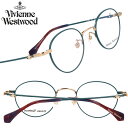 メガネ Vivienne Westwood ヴィヴィアンウエストウッド 40-0002-01 45サイズ グリーン ゴールド 小さめ 10代 20代 30代 眼...