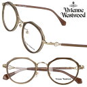 メガネ Vivienne Westwood 40-0012-02 47サイズ カーキ ゴールド 小さめ ヴィヴィアンウエストウッド 10代 20代 30代 眼鏡...