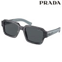 サングラス プラダ PRADA PR02ZSF 13F07T 54サイズ ダークグレー 柄 UVカット 紫外線カット 紫外線対策 ブランドサングラス メンズ 男性 送料無料