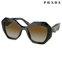 サングラス プラダ PRADA PR16 WF 19D6E1 53 ブラック イエロー マーブル柄 ブラウン グラデーション 偏光 偏光レンズ UVカット 紫外...