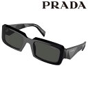 サングラス プラダ PRADA PR27ZSF 16K08Z 55サイズ ブラック 黒 ダークグレー ...