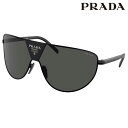 サングラス プラダ PRADA PR69ZS 1AB5S0 ブラック ダークグレー UVカット 紫外線カット 紫外線対策 ブランドサングラス ロゴ メンズ 男性 送料無料