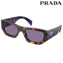 PRADA プラダ サングラス 0PRA01SF 14O50B 55サイズ ブラウン べっ甲柄 バイオレット 紫 ミラーレンズ prada 正規品 UVカット ...
