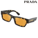 サングラス プラダ PRADA PRA03SF 16O20C 58サイズ ブラック べっ甲柄 イエロー 偏光 UVカット 紫外線カット 紫外線対策 ブランドサングラス 偏光レンズ メンズ 男性 送料無料